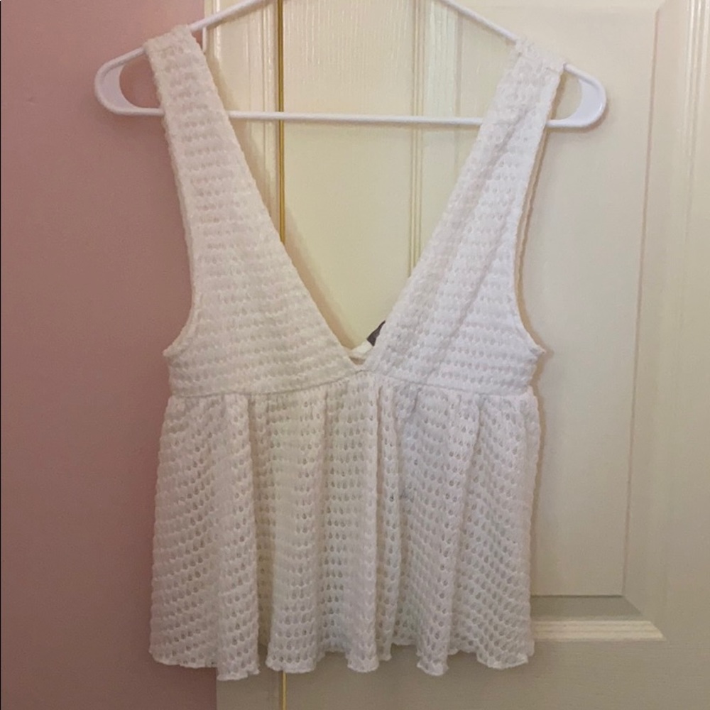 White summer blouse